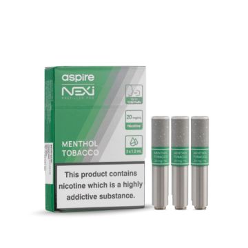 P10047 Menthol Tobacco Aspire Nexi Prefilled Pod